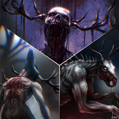 Dark Wendigo Tribal Trio