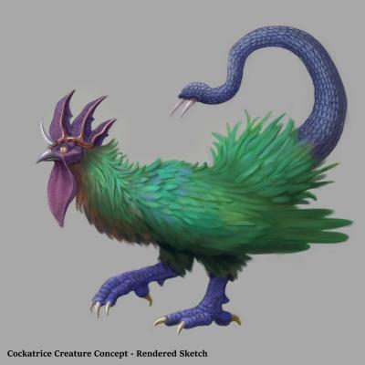 Cockatrice Creature Concept