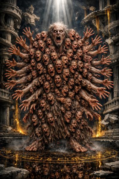 Hecatoncheires — Mythology Horror Titan (Concept Art)