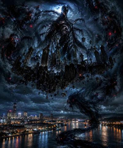 The Sky‑Devourer: City Beneath the Fallen Realm