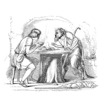 Человек и сатир