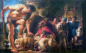 Одиссей на острове циклопов. Полифем