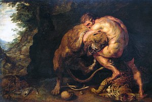 Немейский лев (первый подвиг)
