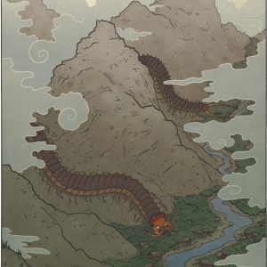 Оомукаде, Ōmukade — чудовище из японской мифологии - Японская мифология