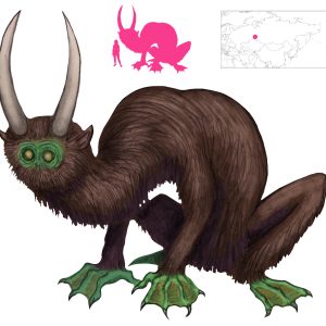 Земляной олень, Earth Deer — мифическое существо из мифологии коми - Мифология коми