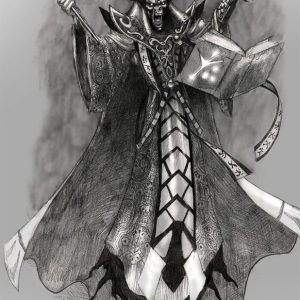 Лич, Lich — нежить, неупокоенный архимаг из книг вымышленных существ - Книги вымышленных существ