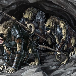 Гноллы, Gnoll — мифическая раса гиеноголовых гуманоидов из книг вымышленных существ - Книги вымышленных существ