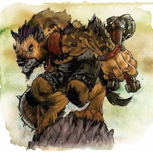 Гноллы, Gnoll — мифическая раса гиеноголовых гуманоидов из книг вымышленных существ - Книги вымышленных существ