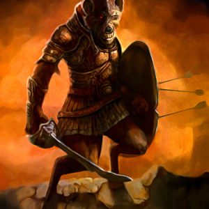 Гноллы, Gnoll — мифическая раса гиеноголовых гуманоидов из книг вымышленных существ - Книги вымышленных существ