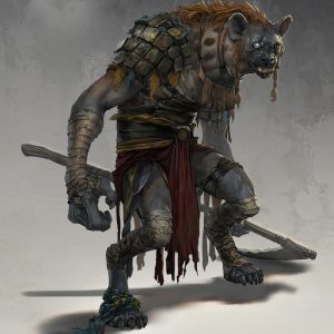 Гноллы, Gnoll — мифическая раса гиеноголовых гуманоидов из книг вымышленных существ - Книги вымышленных существ