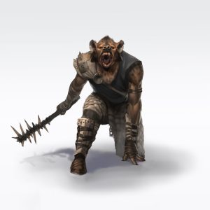 Гноллы, Gnoll — мифическая раса гиеноголовых гуманоидов из книг вымышленных существ - Книги вымышленных существ