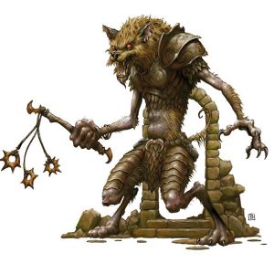 Гноллы, Gnoll — мифическая раса гиеноголовых гуманоидов из книг вымышленных существ - Книги вымышленных существ