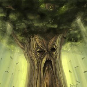 Хуорны, Huorns — древоподобное существо из книг вымышленных существ (легендариум Толкина) - Книги вымышленных существ