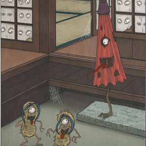 Каса-обакэ, Kasa-obake — ёкай-цукумогами из японской мифологии - Японская мифология