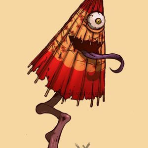 Каса-обакэ, Kasa-obake — ёкай-цукумогами из японской мифологии - Японская мифология