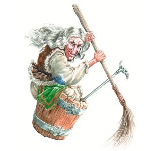 Баба Яга, Baba Yaga — ведьма из славянской мифологии - Славянская мифология