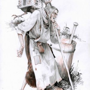Баба Яга, Baba Yaga — ведьма из славянской мифологии - Славянская мифология