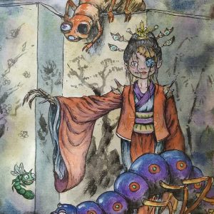 Бёбу-нодзоки, Byobu nozoki — дух-цукумогами из японской мифологии - Японская мифология
