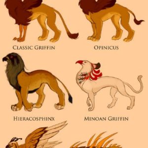 Грифон, Griffon — мифическое существо из греческой мифологии - Греческая/Древнегреческая мифология