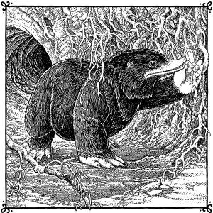 Нюхлер, Niffler — магическое существо из книг вымышленных существ - Книги вымышленных существ