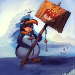 Подниматель пингвинов, Penguin’s Elevator — криптид из мифологии Криптиды - Криптиды