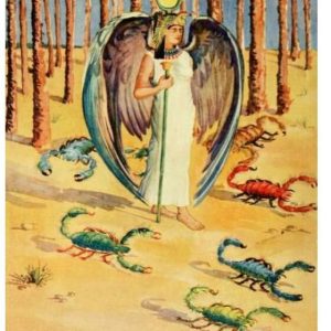 Семь скорпионов Селькет, seven scorpions of Selket — мифические существа-хранители из египетской мифологии - Египетская/Древнеегипетская мифология