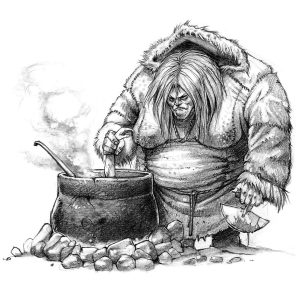 Игалигдлит, или инуитские огры-ведьмы, Igaligdlit, or the Inuit witch ogres — великан из эскимосской мифологии - Эскимосская мифология (Инуитская мифология)