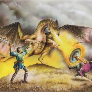 Дракон Беовульфа, The dragon (Beowulf)